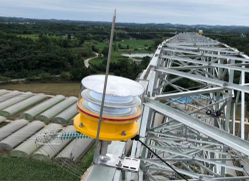Sichuan Medium Intensity LED Aviation Obstruction Aircraft   Warning Light Project for 220KV Electrical Transmission Power Line
