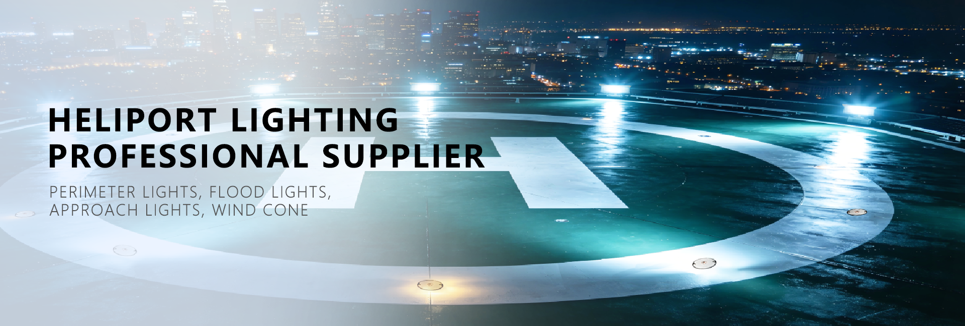 Helipad Lights Project Heliport TLOF FATO Flood Light Wind Direction Indicator Beacon Light